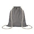 Drawstring bag, grey