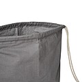 Drawstring bag, grey