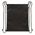 Drawstring bag in 420D RPET, black
