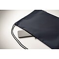 Drawstring bag in 420D RPET, blue