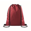 Drawstring bag in 420D RPET, burgundy