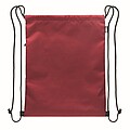 Drawstring bag in 420D RPET, burgundy