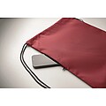 Drawstring bag in 420D RPET, burgundy