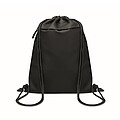 Drawstring bag in 600D RPET, black