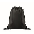 Drawstring bag RPET non-woven, black