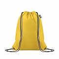 Drawstring bag RPET non-woven, yellow