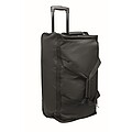 Duffle bag trolley 600D RPET, black