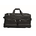 Duffle bag trolley 600D RPET, black