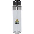 Dylan 650 ml Tritan water bottle with flip spout lid, transparent clear