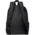 EcoFold RPET foldable backpack 15L, solid black