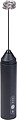 Electric milk frother, black