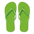 EVA beach slippers L, black