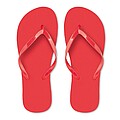 EVA beach slippers L, red