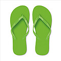 EVA beach slippers M, lime