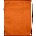 Evergreen GRS recycled non-woven drawstring bag 5L, orange