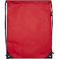 Evergreen GRS recycled non-woven drawstring bag 5L, red