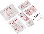 First aid kit in a nylon pouch Red