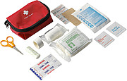 First aid kit in a nylon pouchRed