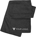 Fleece scarf.Black