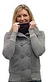 Fleece scarf-hat 