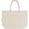 Florida 270 g/m2 GRS recycled beach tote bag 18L, natural