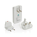Fluxo RCS 65W flat GAN charger with universal connectors