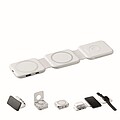 Foldable charging station, white