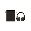 Foldable headphones in pouch