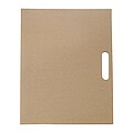 Folder with natural card cover,Black