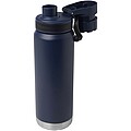 Fortis 700 ml RCS recycled stainless steel copper vacuum insulated water bottle (carbonated safe), navy