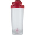 Forza 700 ml sport bottle with shaker ball, red