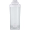 Forza 700 ml sport bottle with shaker ball, transparent clear