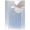 Forza 700 ml sport bottle with shaker ball, transparent clear
