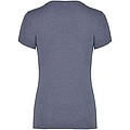 Fox short sleeve womens t-shirt, heather denim blue
