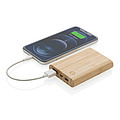 FSC® certified bamboo 5.000 mAh powerbank