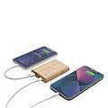 FSC® certified bamboo 5.000 mAh powerbank