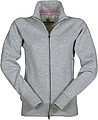 Full-zip sweatshirt, PANAMA+LADY MELANGE, melange grey, S