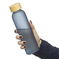 Glass drinking bottle (500 ml) Levi, cobalt blue