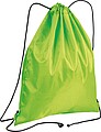 Gymbag made of recycled polyester, light green