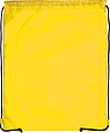 Gymbag made of recycled polyester, yellow