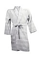 Hamam bathrobe, lightgrey/white, 500 gr. L/XL