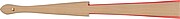 Hand fan, red