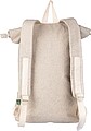 Hemp (280 gr/m2) rolltop backpack Margarete