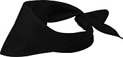 Heracles bandana, solid black