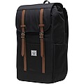 Herschel Retreat™ recycled laptop backpack 23L, solid black