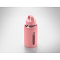High borosilicate glass bottle, baby pink