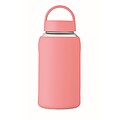 High borosilicate glass bottle, baby pink