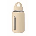 High borosilicate glass bottle, beige