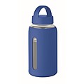 High borosilicate glass bottle, royal blue