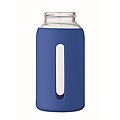 High borosilicate glass bottle, royal blue